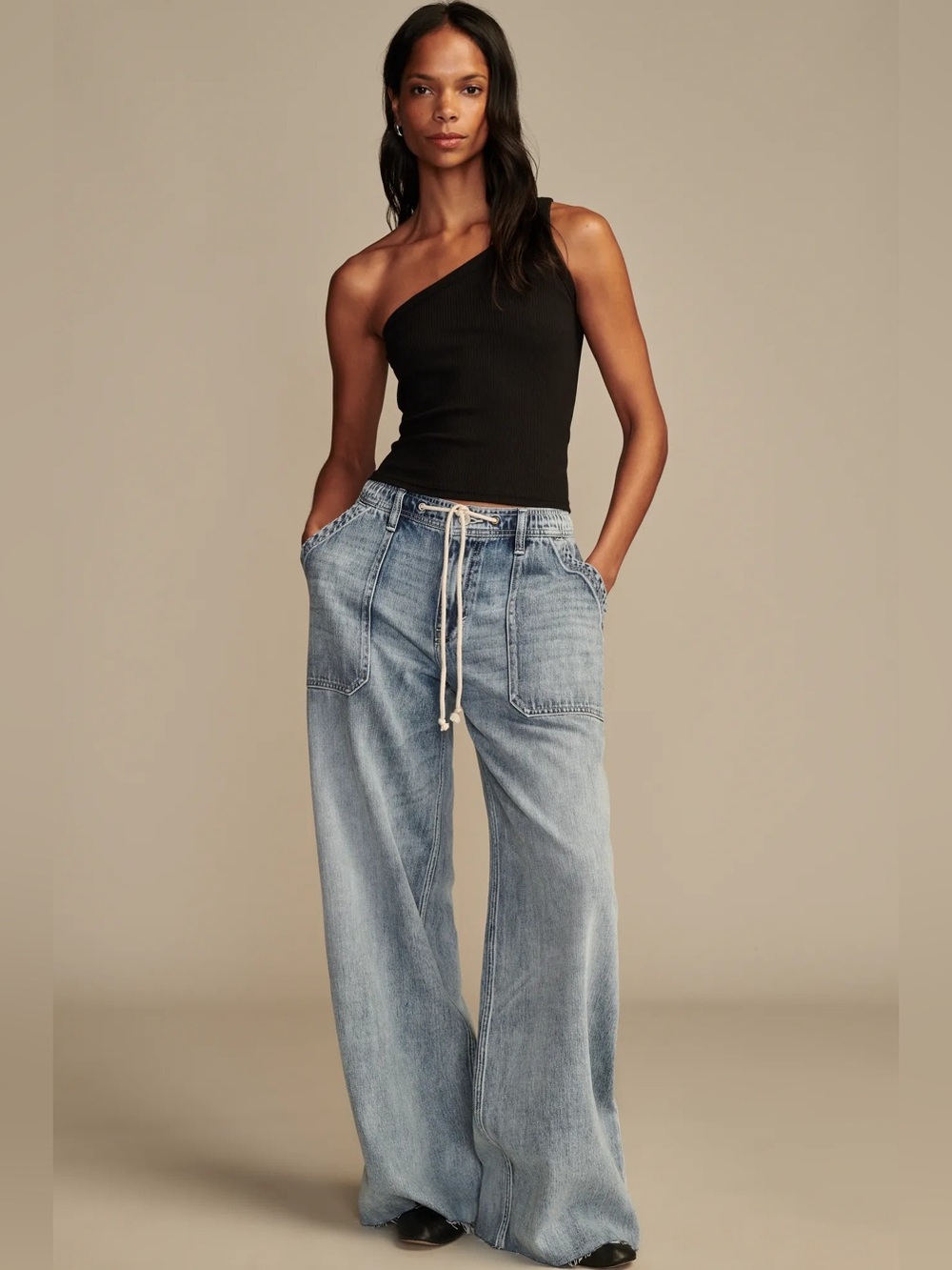 Lucky Brand Patch Pocket Pull On Jean- XL